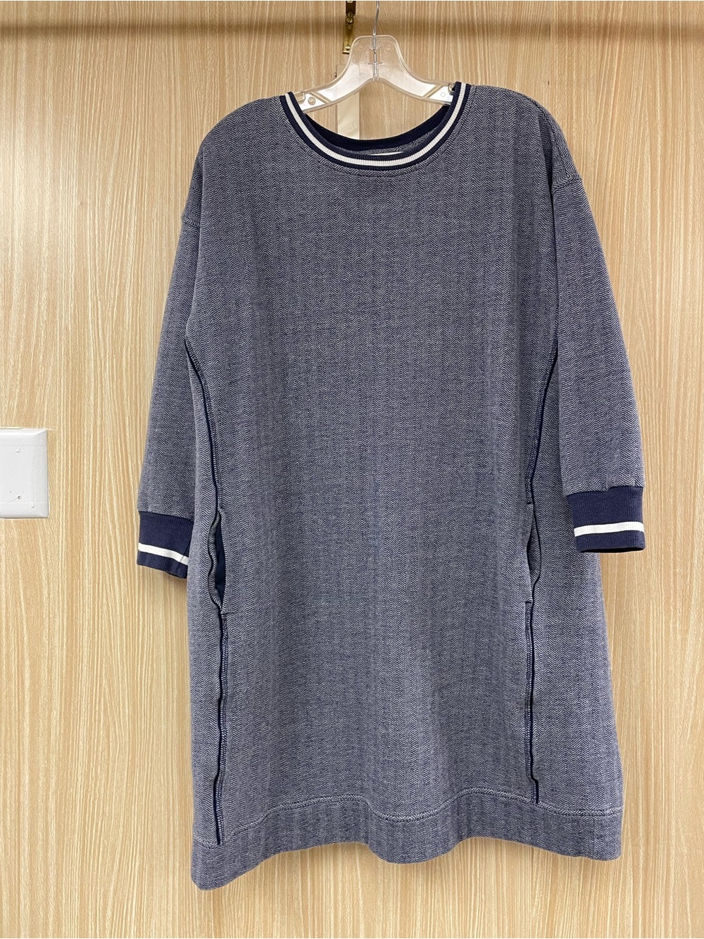 Vineyard vines blue herringbone dress size xxl